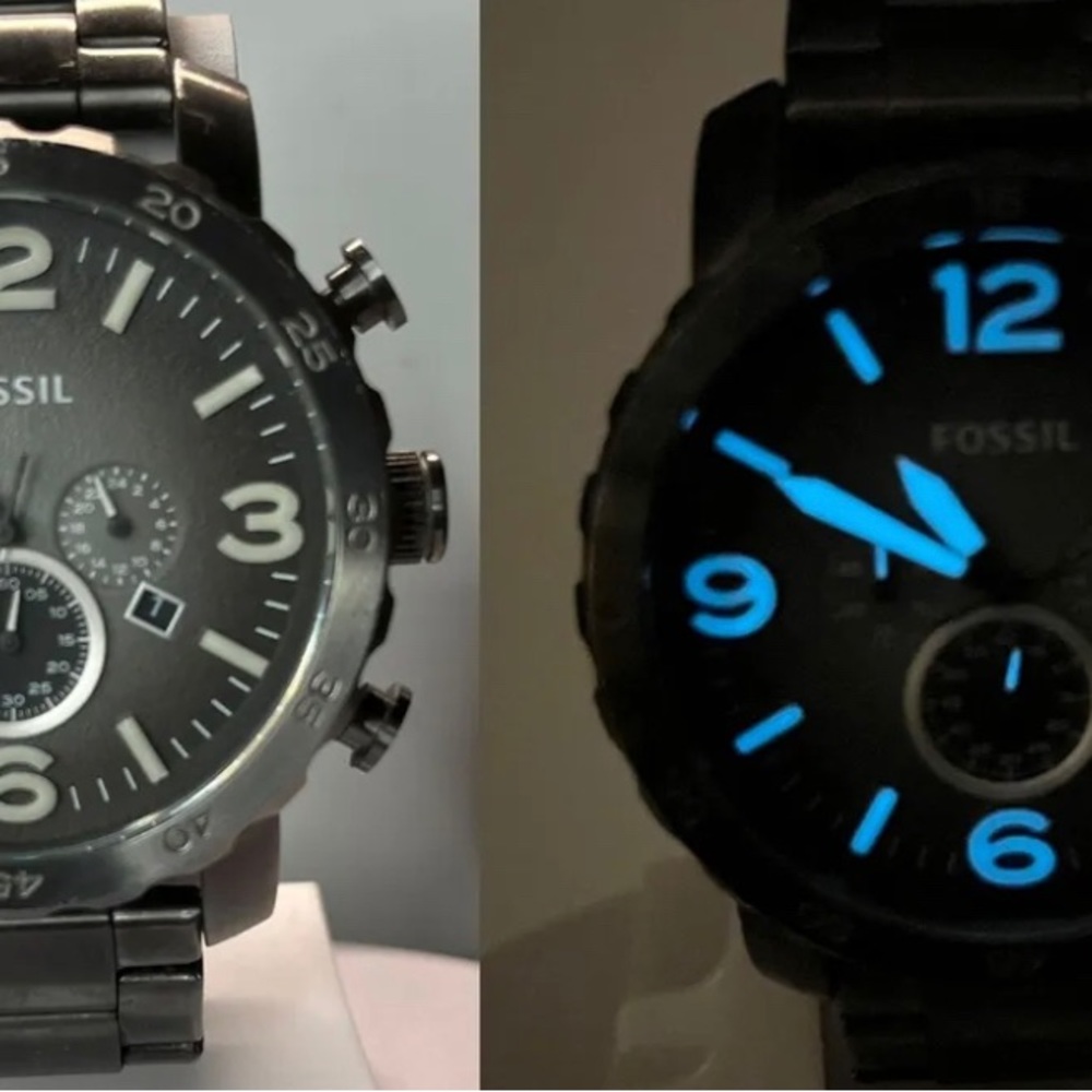 Fossil JR1437 Preowned Full blue luminous